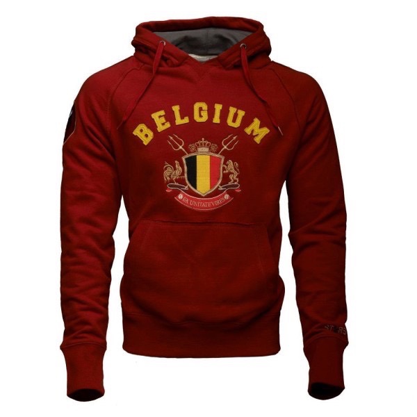 Fussballmannschaft Belgien - Roter Pullover Rote Teufel